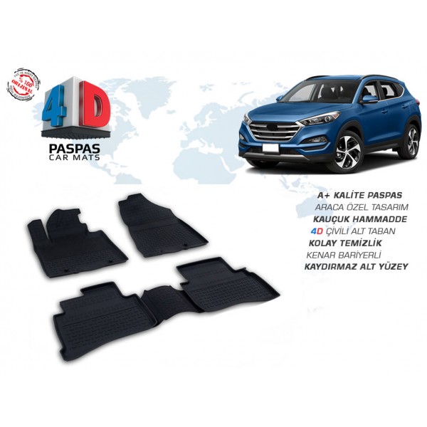 Hyundai Tucson 4D Paspas Siyah (2015-)