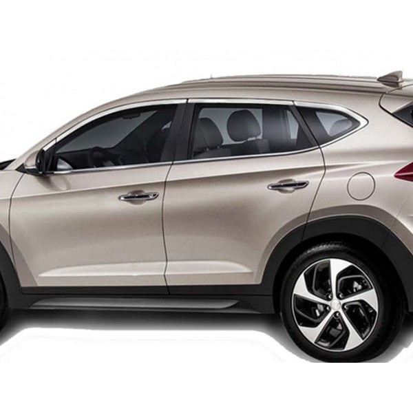 Hyundai Tucson Cam Çerçevesi 14 Prç. P.Çelik 2015 ve Sonrası