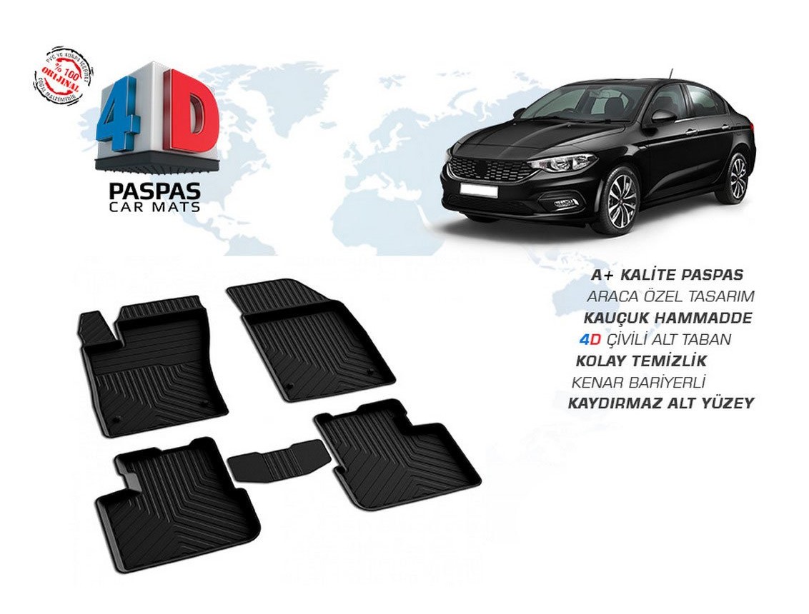Fiat Egea 4D Paspas Siyah (2015-)