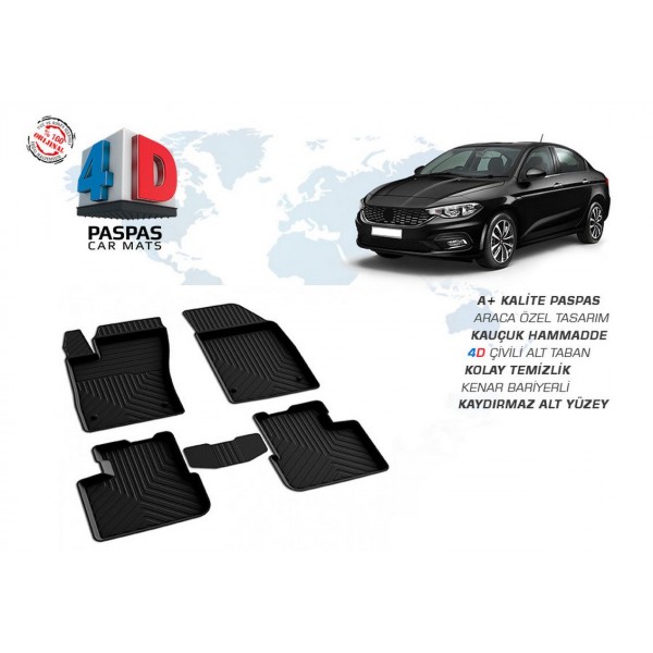 Fiat Egea 4D Paspas Siyah (2015-)