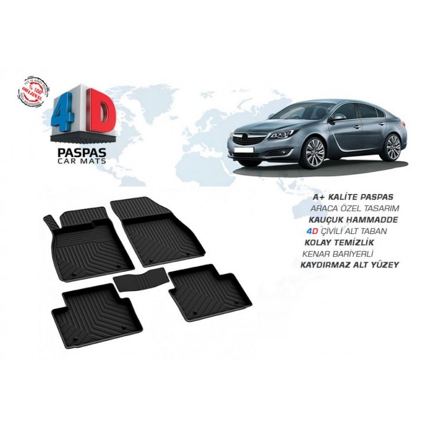 Opel İnsignia 4D Paspas Siyah (2008-2016)
