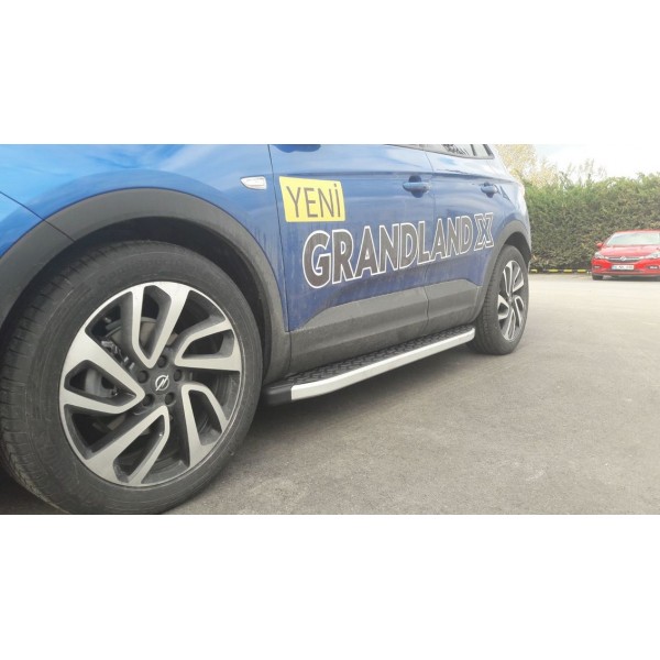 Opel Grandland X Yan Basamak Blackline Alüminyum (2017-)
