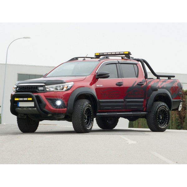 Toyota Hilux Pars Ön Koruma Q76 Siyah 2015 ve Sonrası